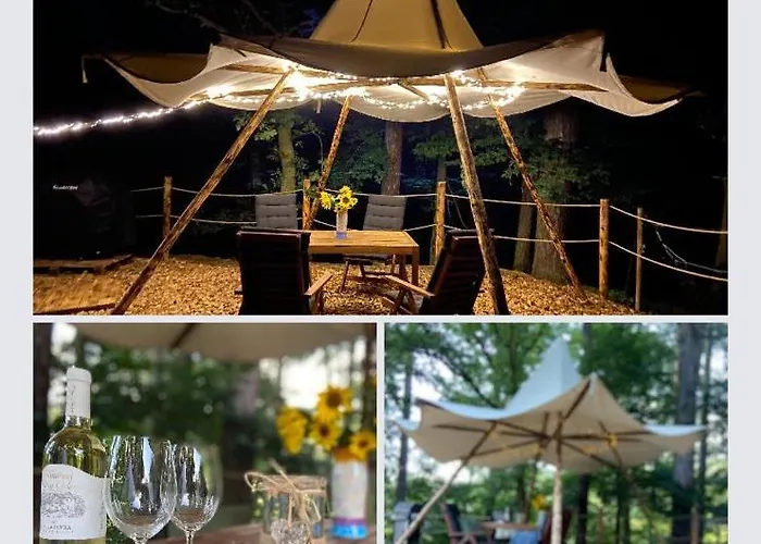 Роскошный шатер Glamping Nad Meandry